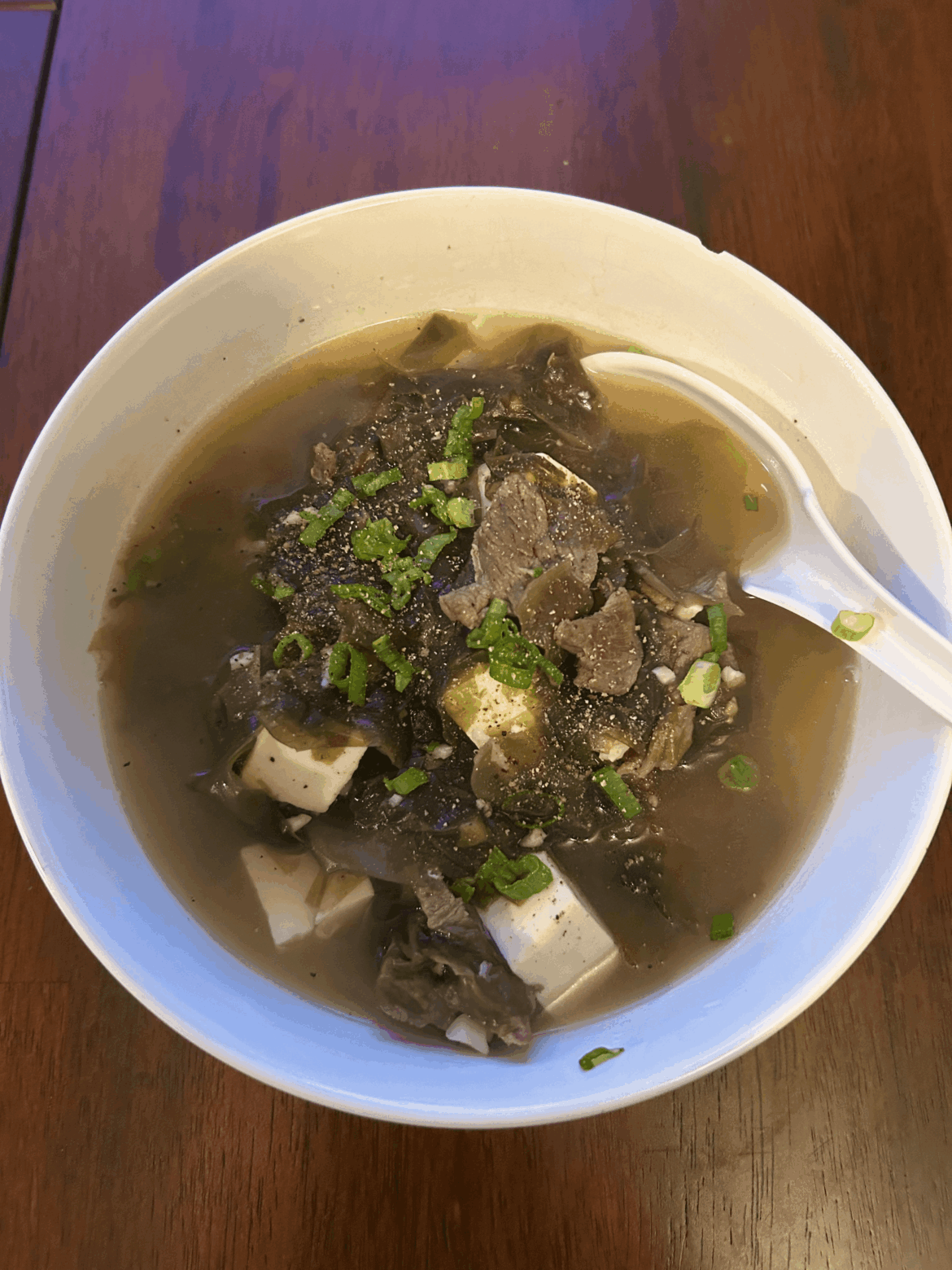 made miyeok guk for dinner