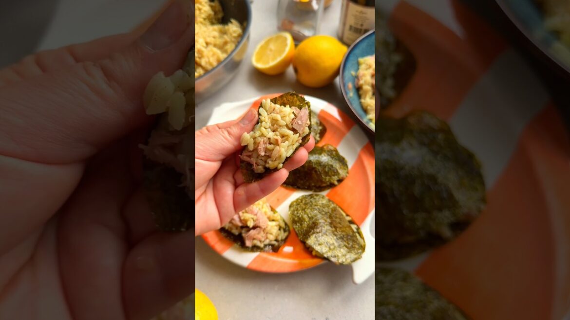 Turkish Stuffed Mussels Without Mussels – Yes, It Works! #easyrecipe #turkishfood