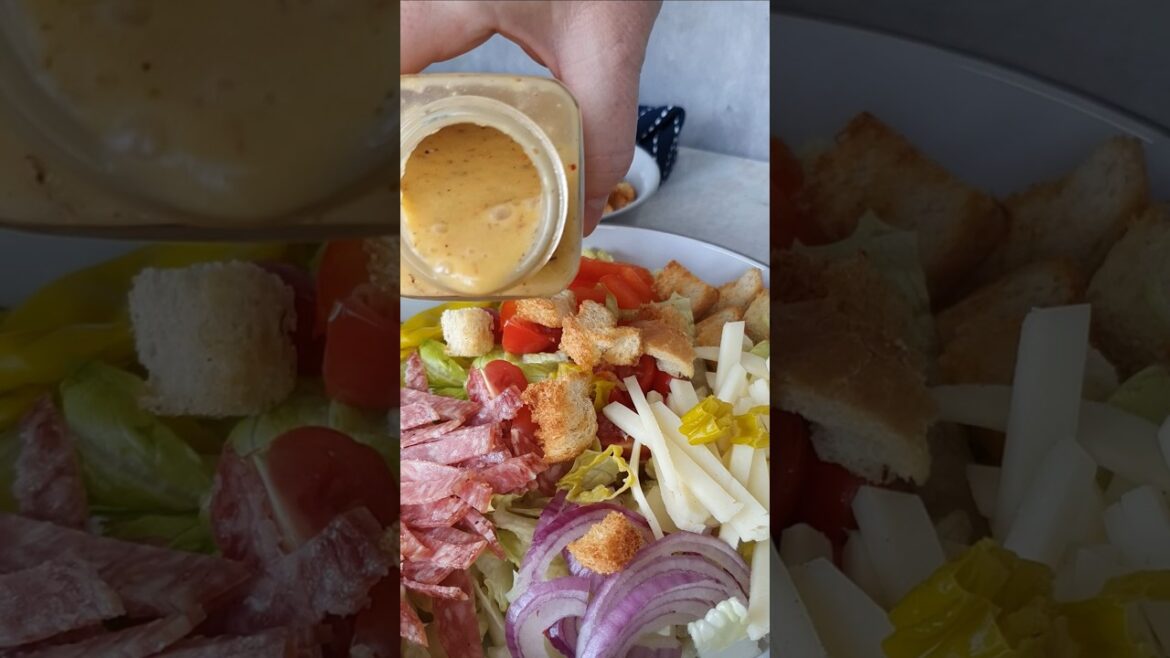 The BEST Italian House Dressing #salad #recipe #food