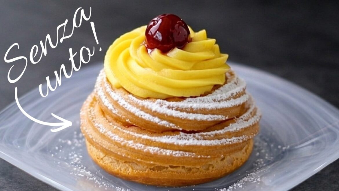 ZEPPOLE DI SAN GIUSEPPE Infallibili: Il Segreto per non farle sgonfiare! (Fritte o al Forno)