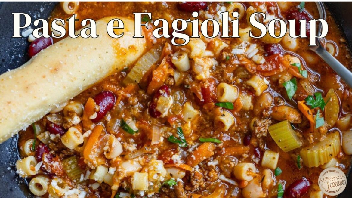 Olive Garden-Style Pasta e Fagioli Soup