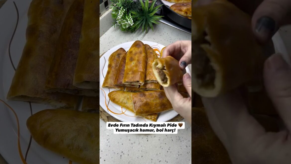 Evde Fırın Tadında Kıymalı Pide | Yumuşacık Hamuruyla Tam Ölçü Tarif