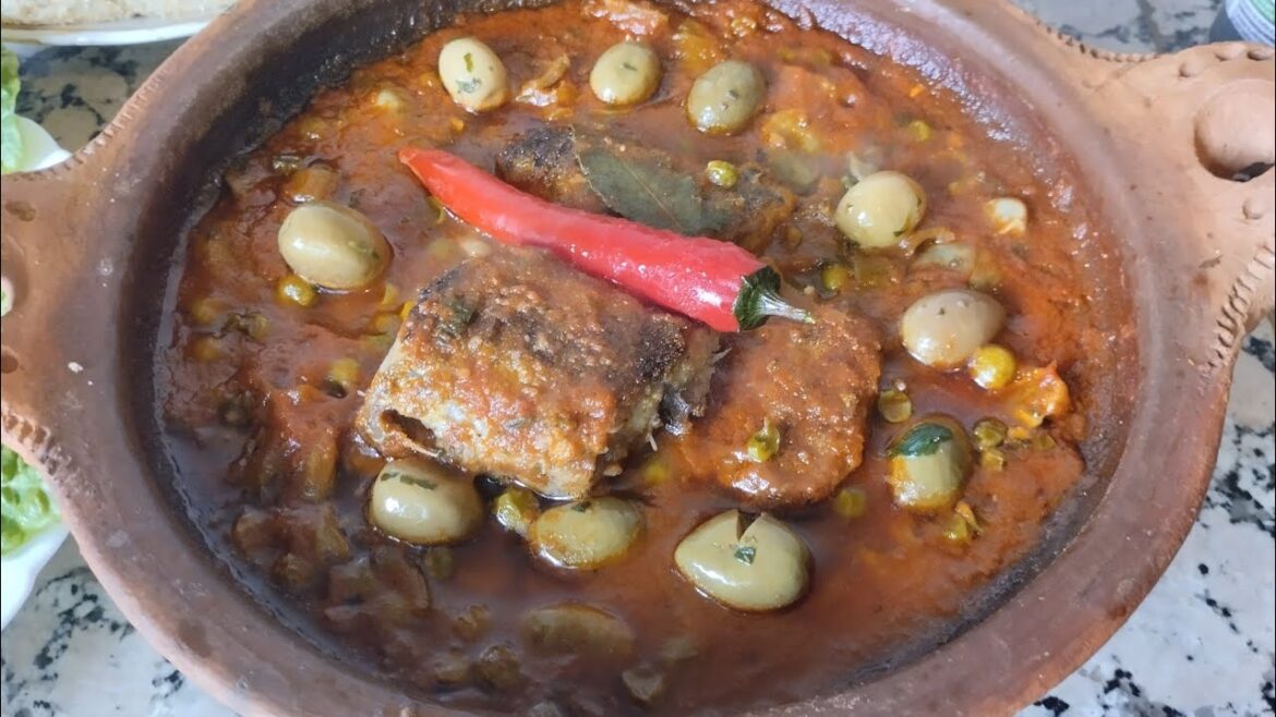 طجين السمك مقلي جبلي شمالي Fish tagine 2026