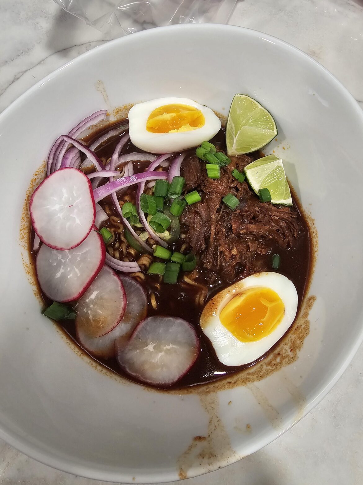 Birria Ramen with my leftover birria