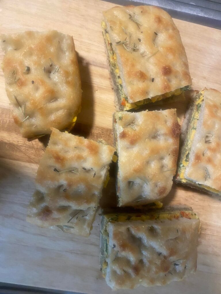 i meal prepped a weeks worth of breakfast sandwiches