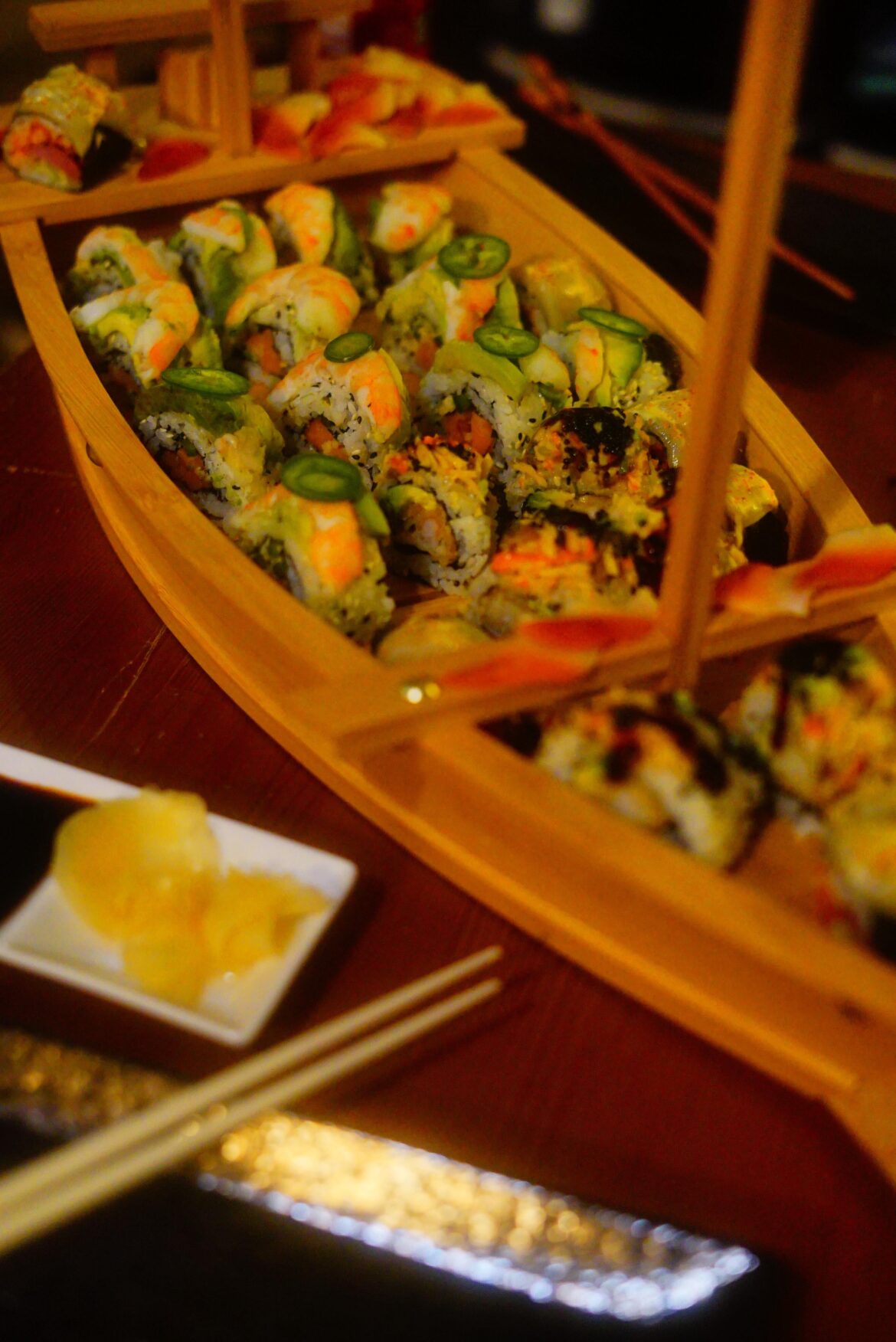 At home sushi boat