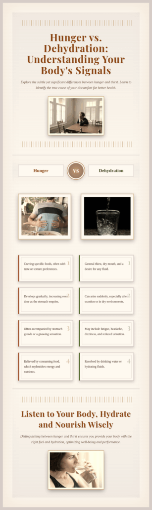 The Actual Difference Between Hunger and Dehydration