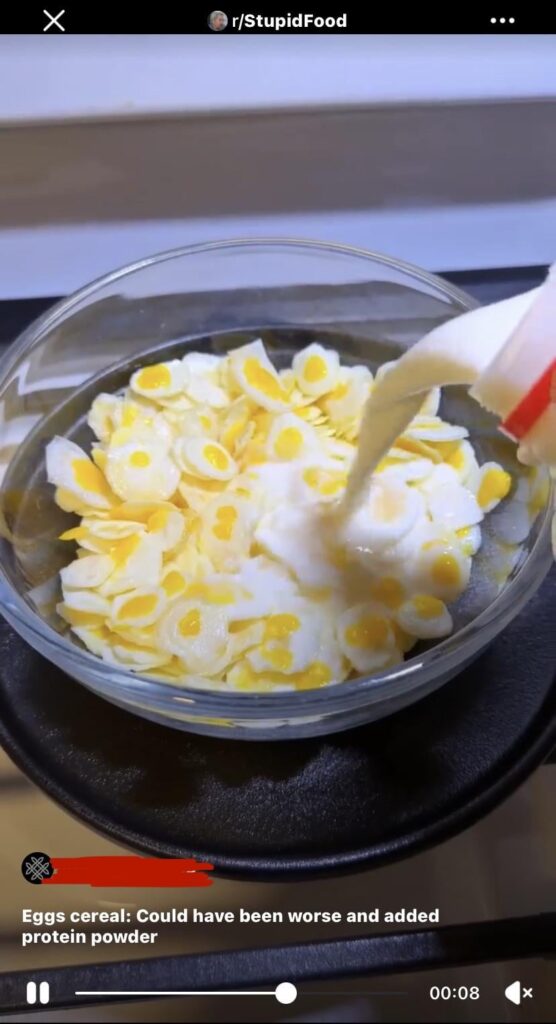 egg cereal I saw on another sub
