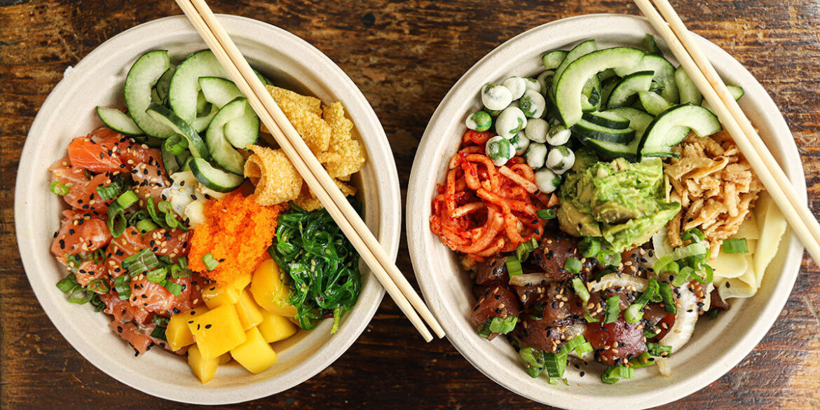 Slider pokes are very healthful, popular dishes at Malelani Caf&eacute;, a Mediterranean BYOB at 6734 Germantown Ave.