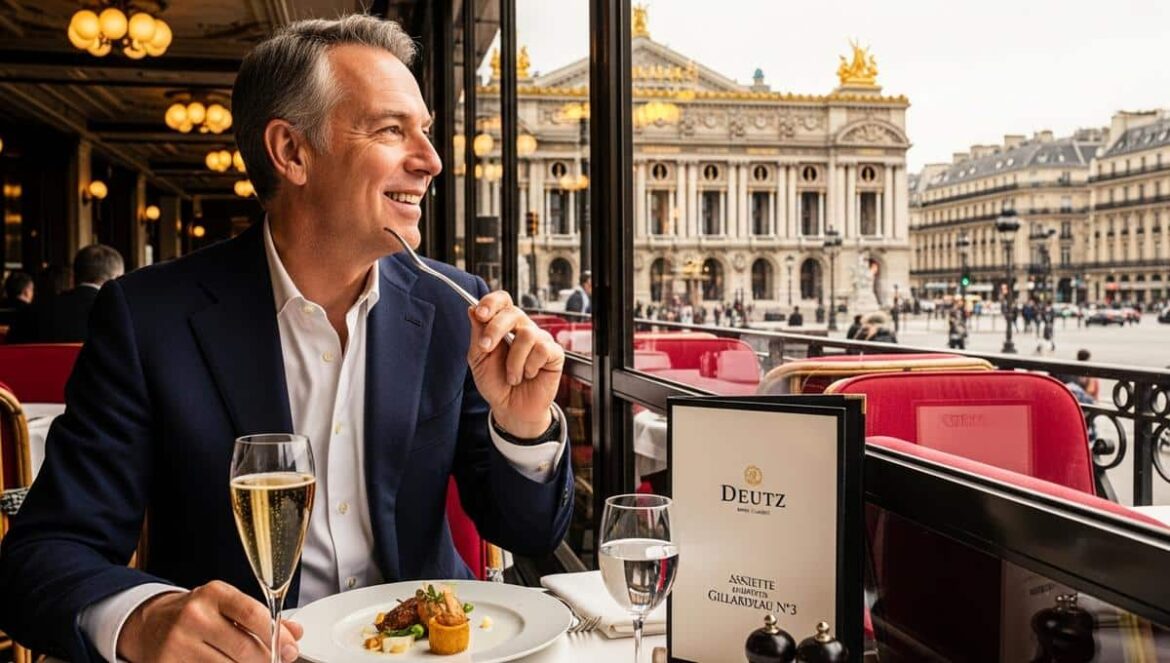 the historic restaurant opposite the Opéra Garnier launches menus starting at 45 euros