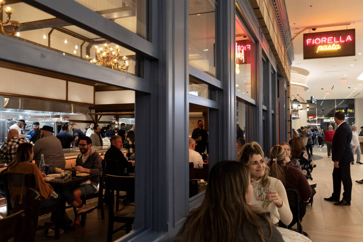 Fiorella Pasta Bar hosts friends and family during an opening event at Durango Casino and Resor ...