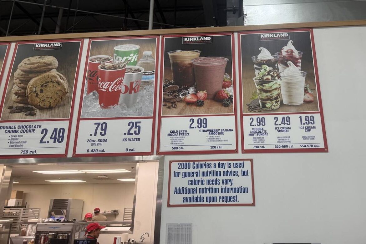 A new double chocolate mint sundae is on the menu at Costco’s St. Rose food court, Sunday, Fe ...