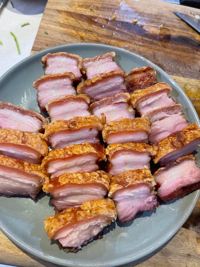 Smoked pork belly [homemade]