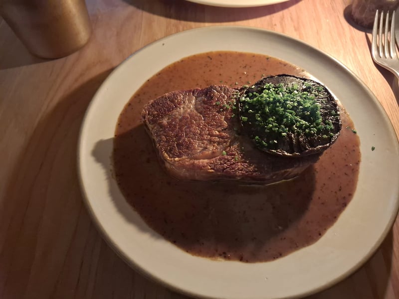 Ribeye steak, à la Capparelli at the Mill