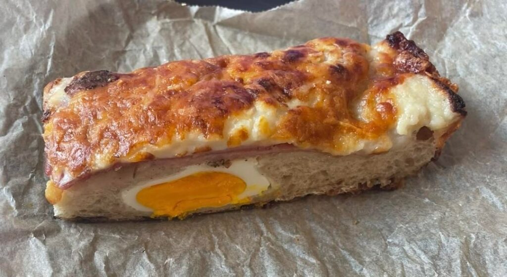 Bacon, egg, & cheese focaccia – any guesses?? Bacon, egg, & cheese focaccia - any guesses??