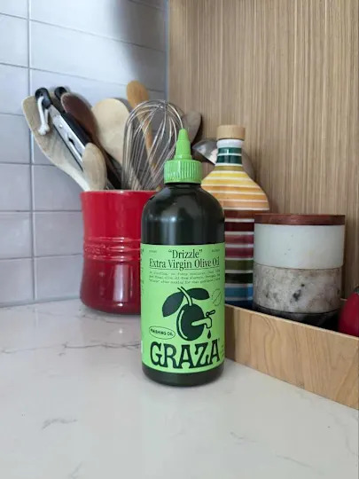 Graza Drizzle Extra Virgin Olive Oil, Finishing Oil