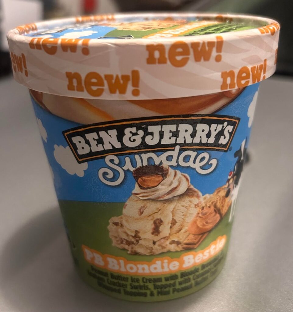 Ben and Jerry’s PB Blondie Bestie Sundae Review