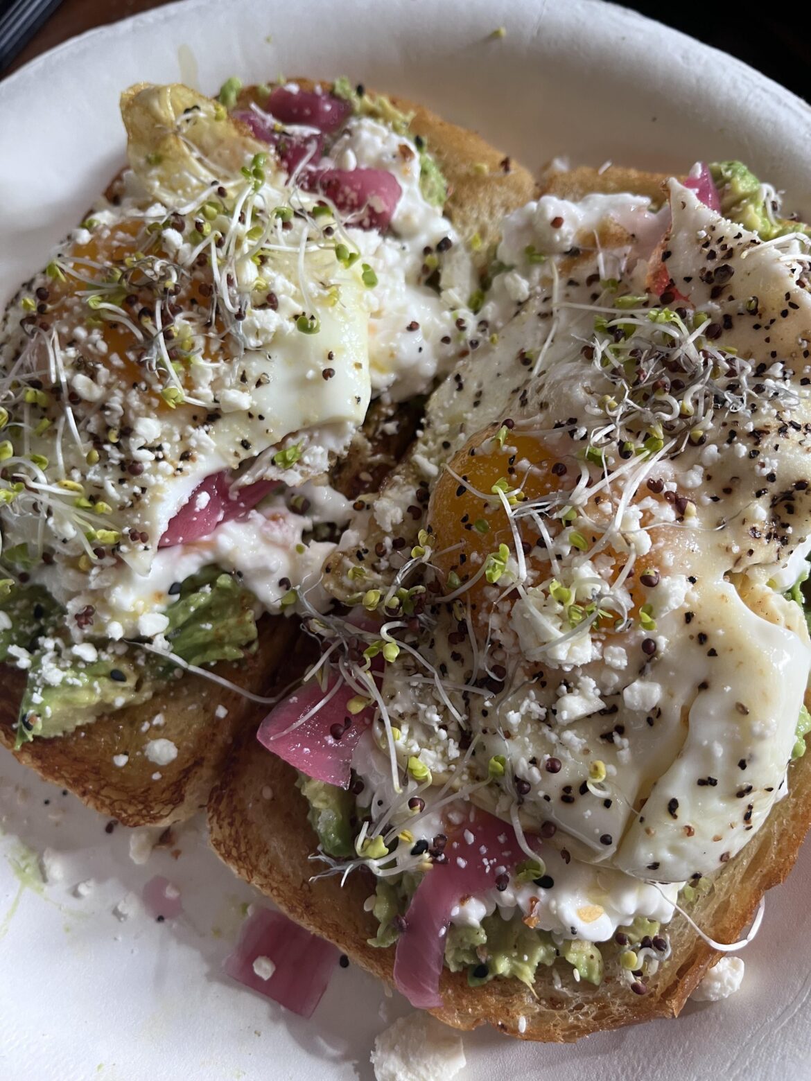 High protein Avocado toast