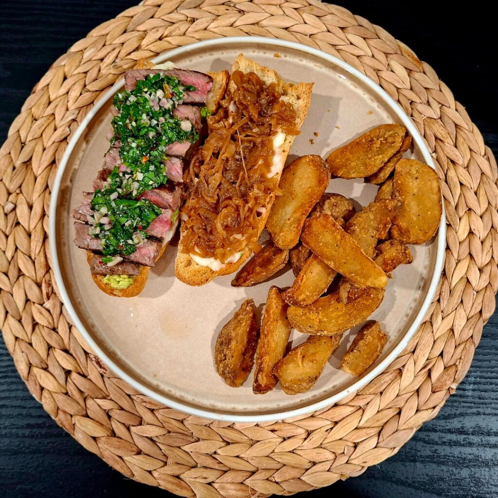 steak and chimichurri!