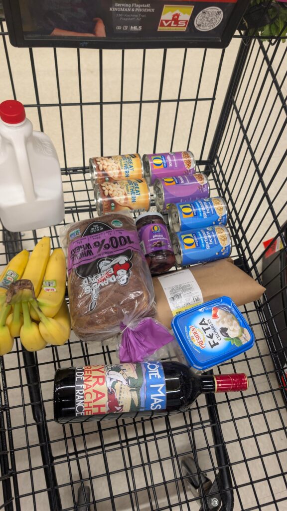 My grocery haul, small and mighty