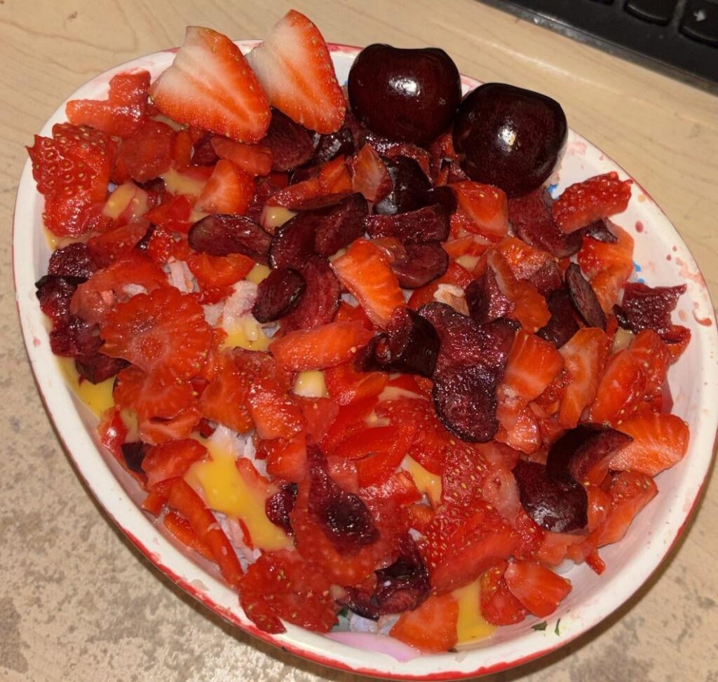 On Valentine’s Day We Eat Pink/Red ♥️