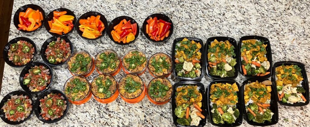 Meal prep for my fiancée and I for the week!