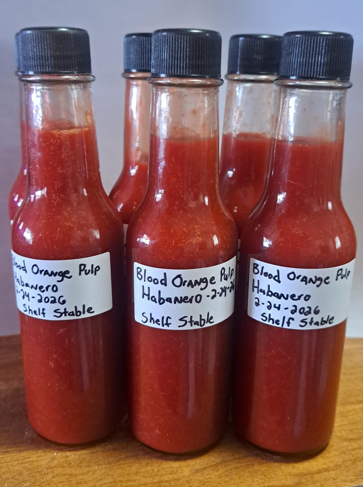 Homemade Blood Orange Habanero Hot Sauce!