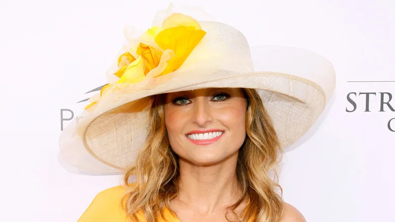 Giada De Laurentiis smiling and wearing a large hat