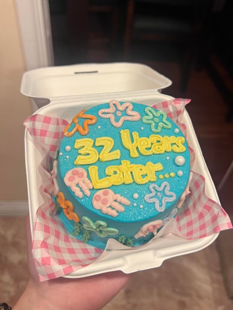 If I had a nickel for every SpongeBob cake order I’ve made, I’d have a dollar