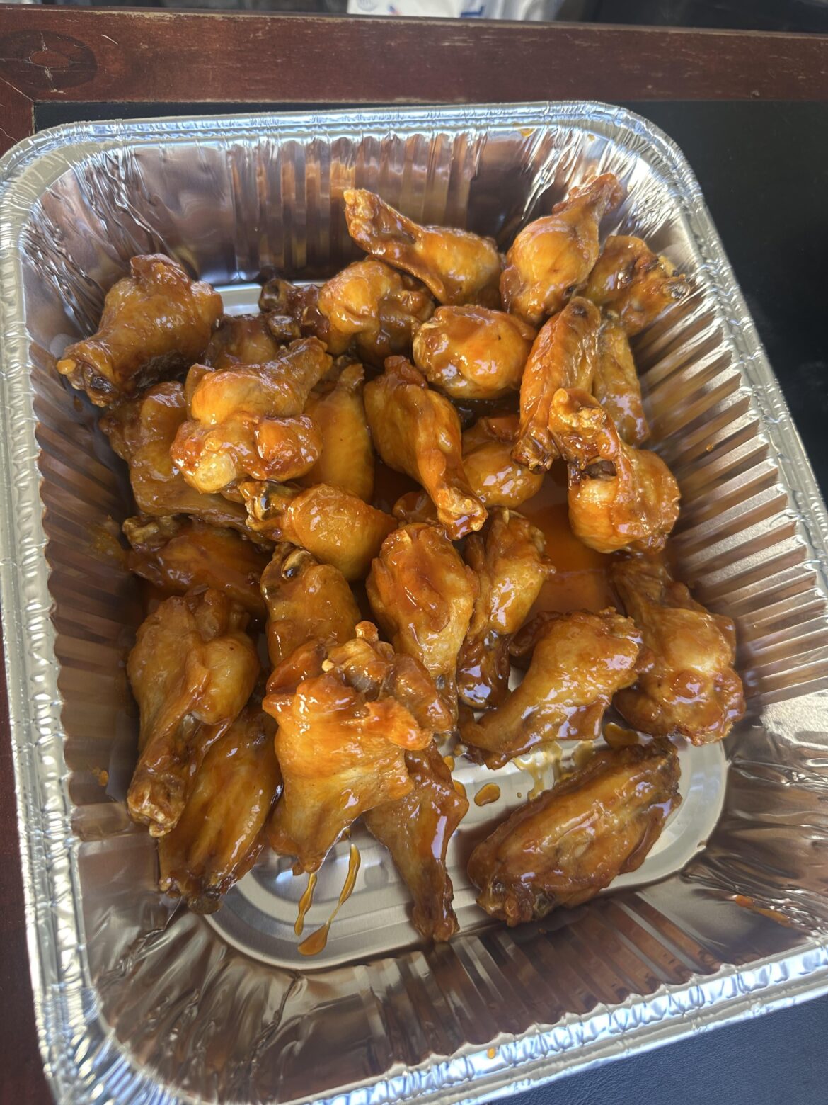 Hot honey wings