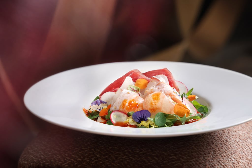 Chef Akira Back’s hwoe-muchim. Photo: Akira Back