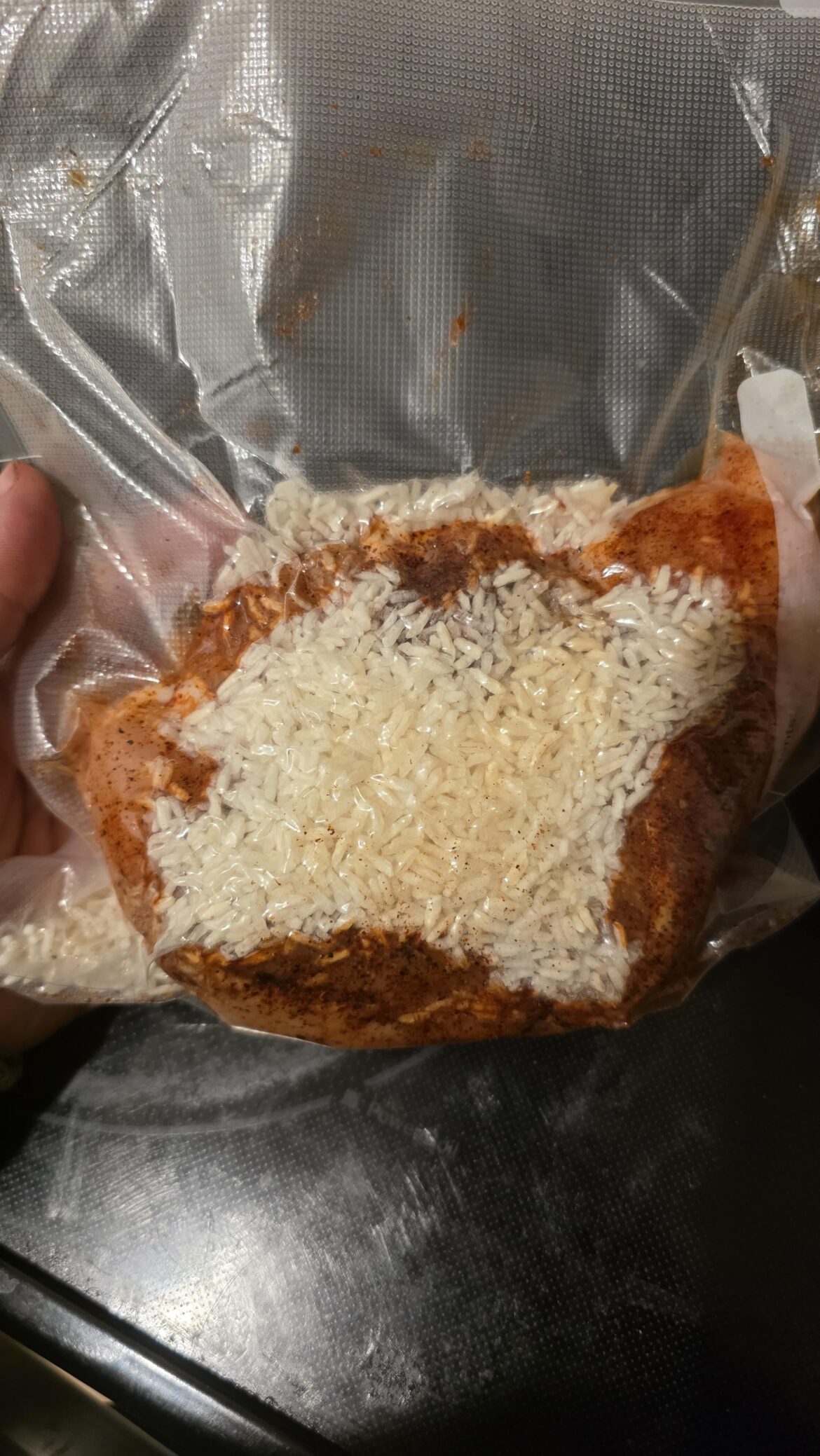 Chicken and rice lunch to go