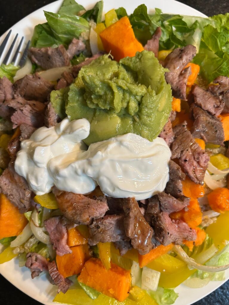 Taco salad for dinner