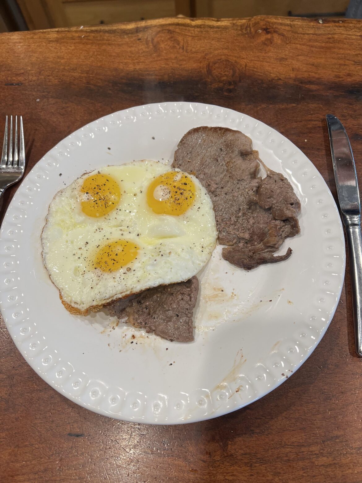 Eggs and Steak