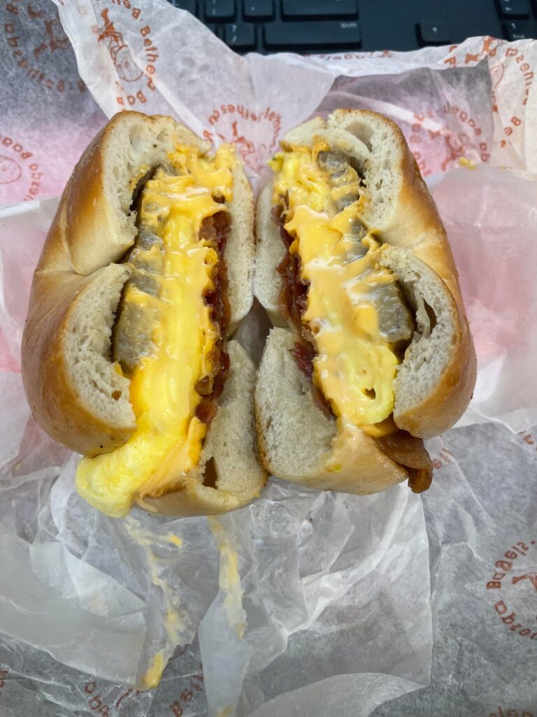 Coworker got me a bagel