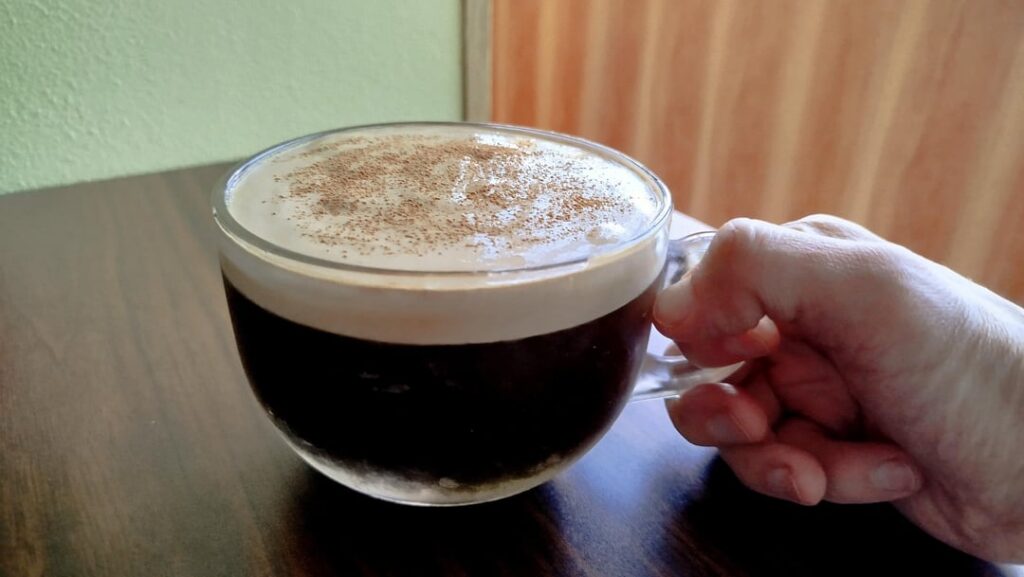 Coffee Jelly! (~650ml total/ 150 kcal / 23g protein)