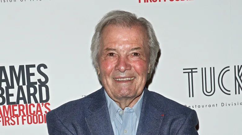 Jacques Pépin at a James Beard event