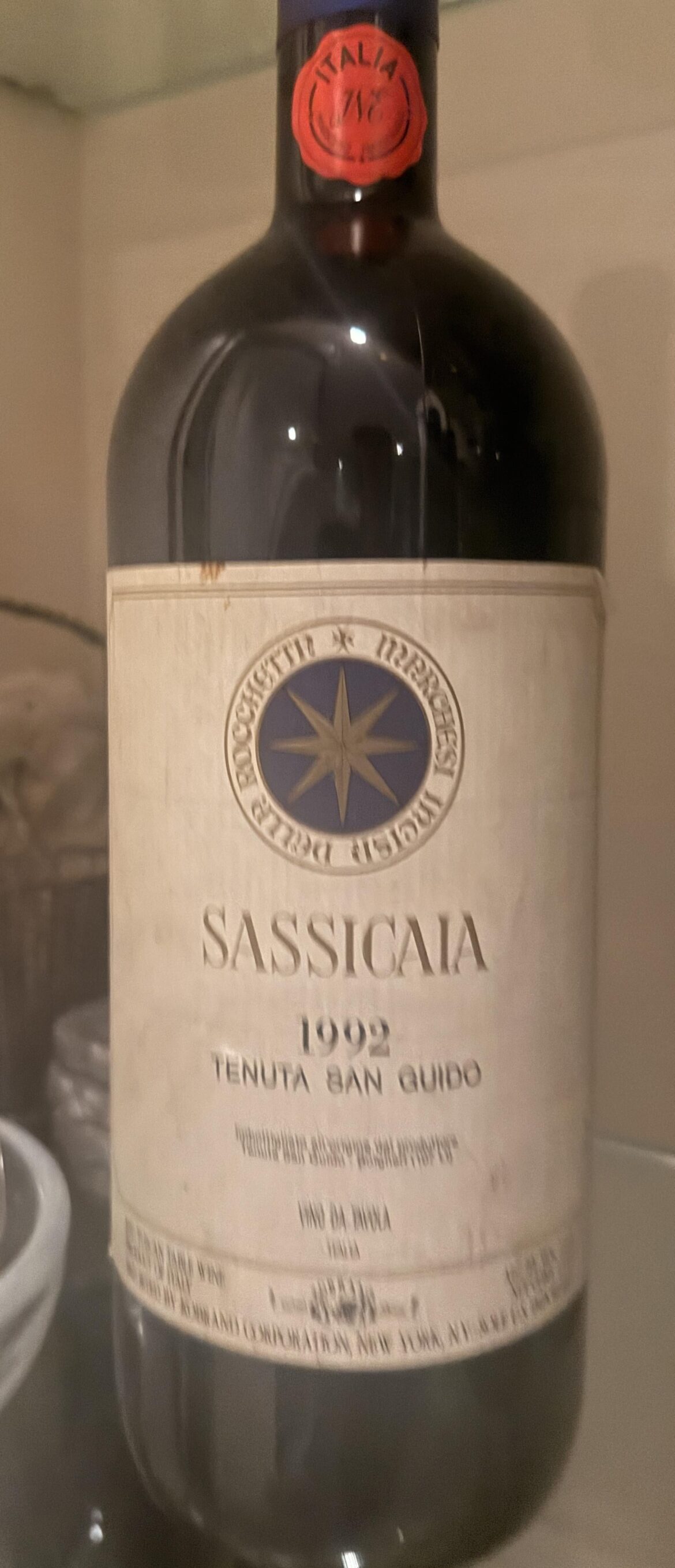 Found a 1992 Sassicaia - what do I do with it?