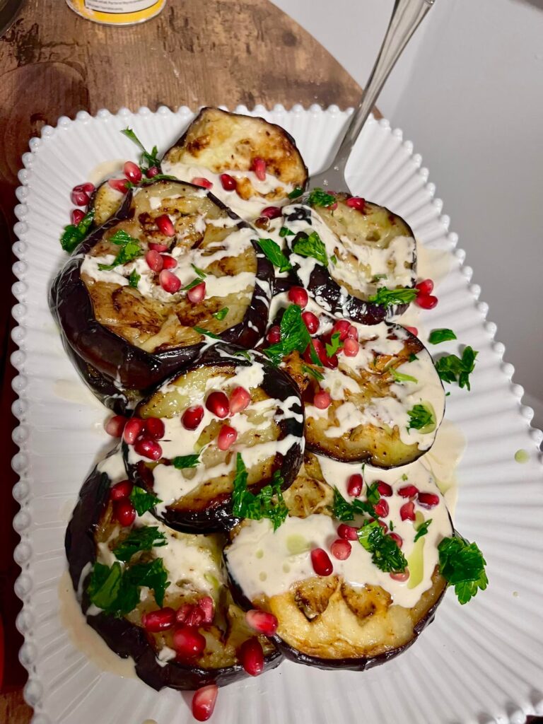 Made a Mediterranean Dinner for Friends Birthday