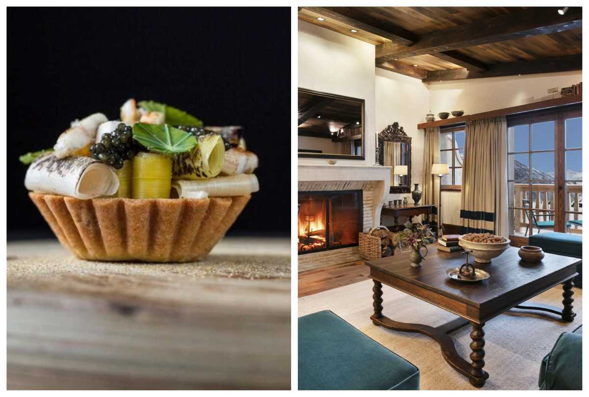 Don't miss La Table de l'Ours restaurant or a stay at Airelles Cal D'Isère when in the French Alps. © La Table de l'Ours, Airelles Val d'Isère