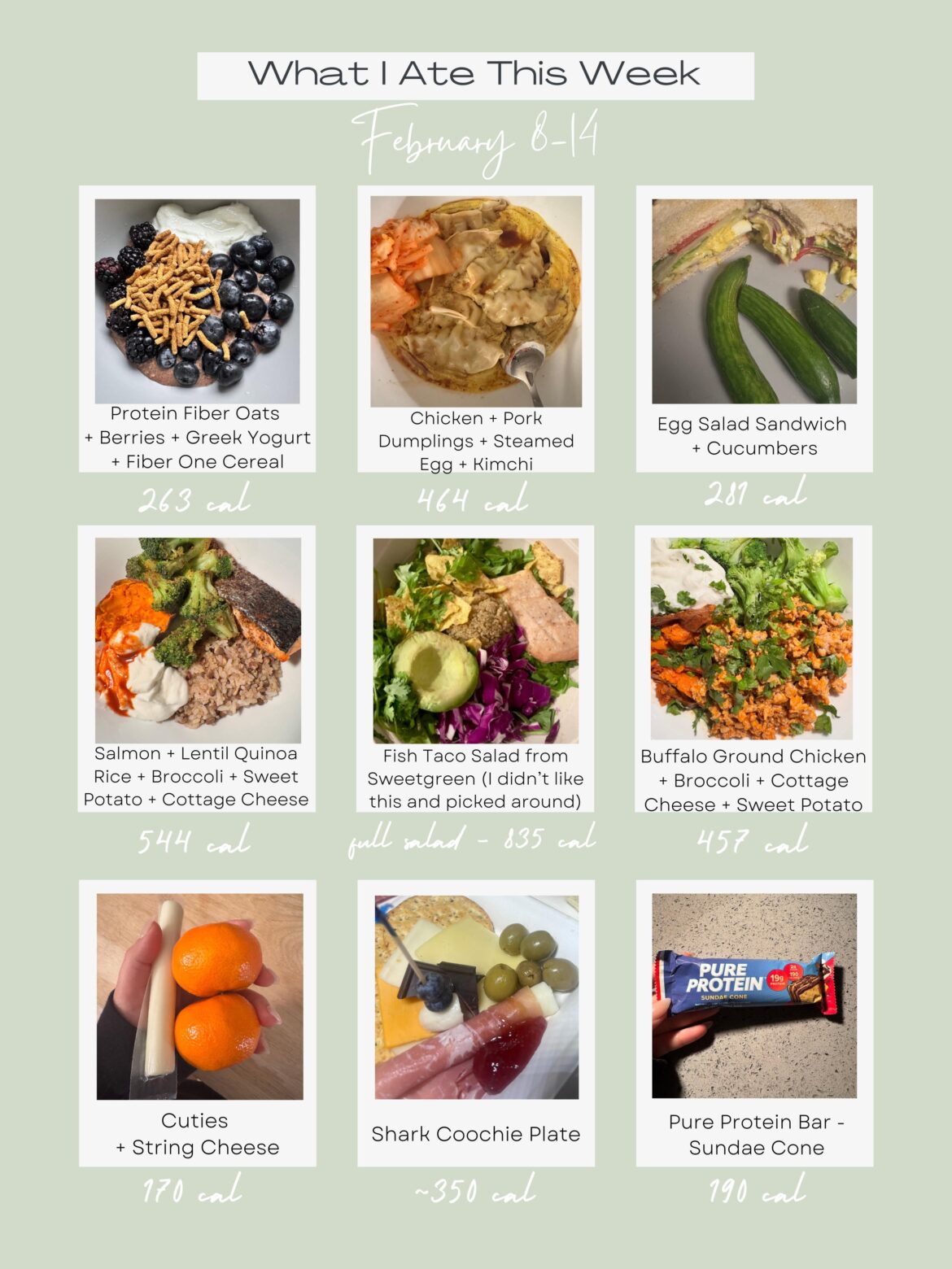 Some things I ate this past week!