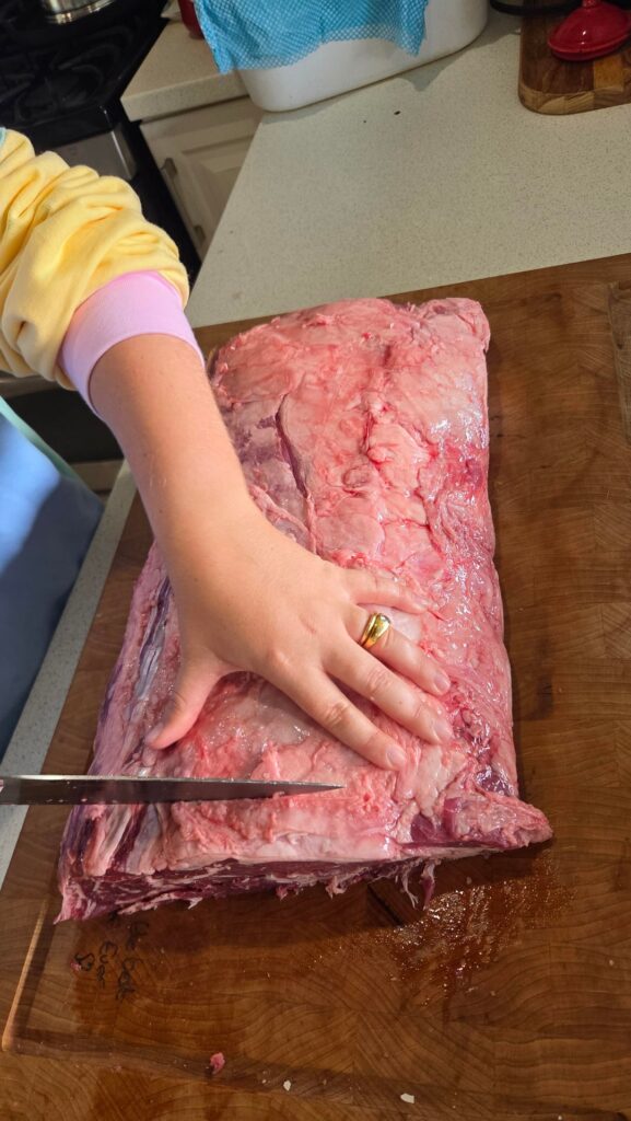 Butcher had an 18lb ribeye cut on display, with a sell by date of yesterday. $539 regular, asked for a discount due to date, and got it for $140! $400 discount!