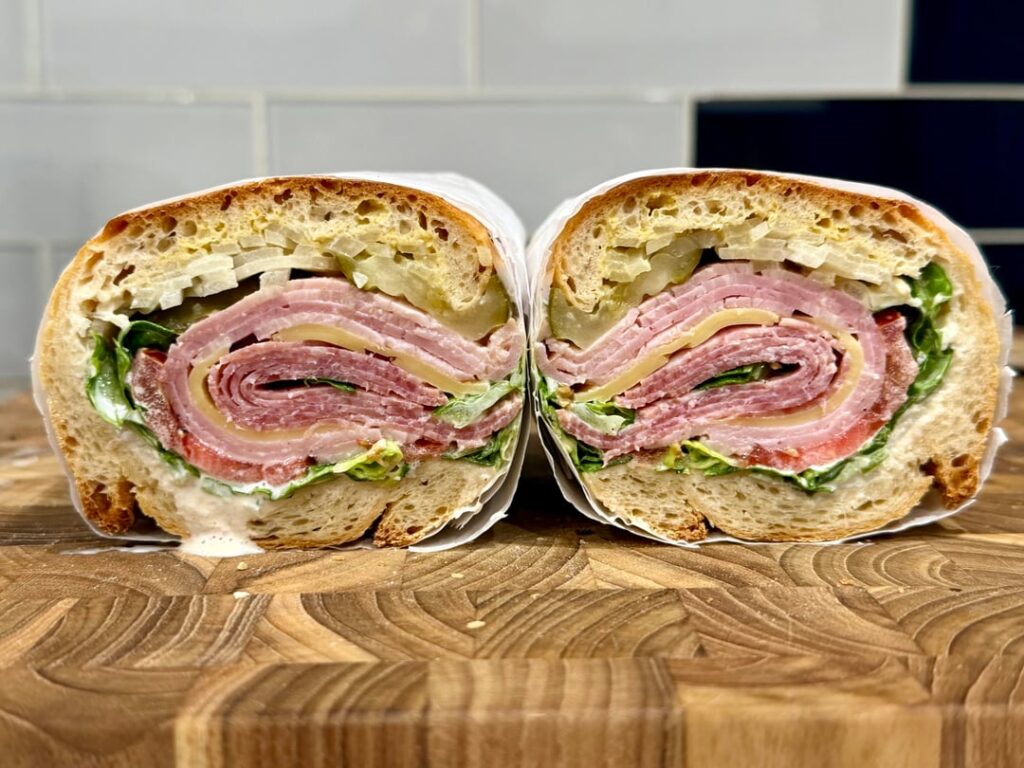 [homemade] sub sandwich