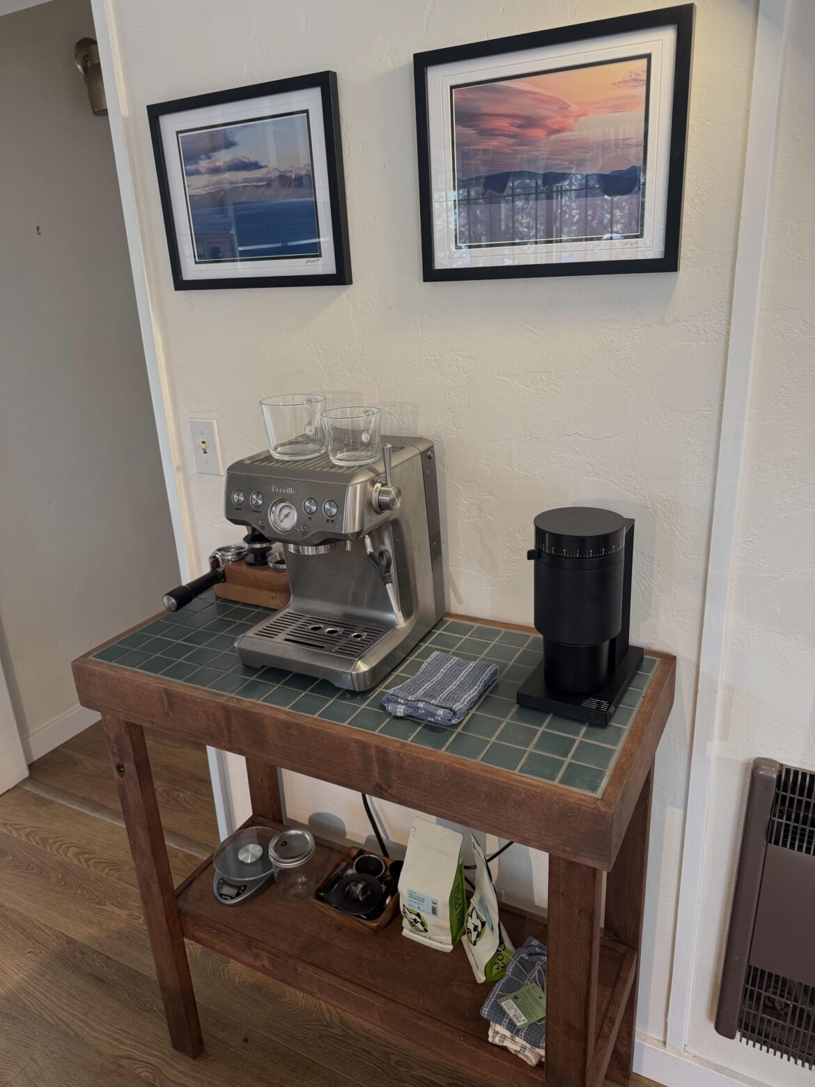 I built my fiancé a table and bought her a Belville for her birthday.