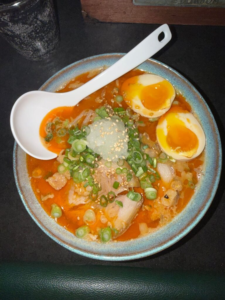 Spicy miso ramen in Charleston sc