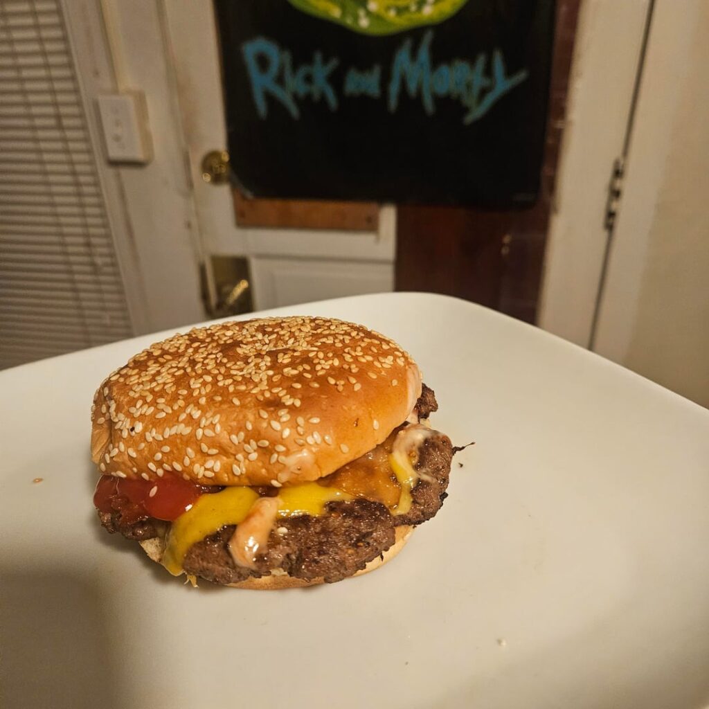 My last 3 burgers 🍔 been forever since ive made more