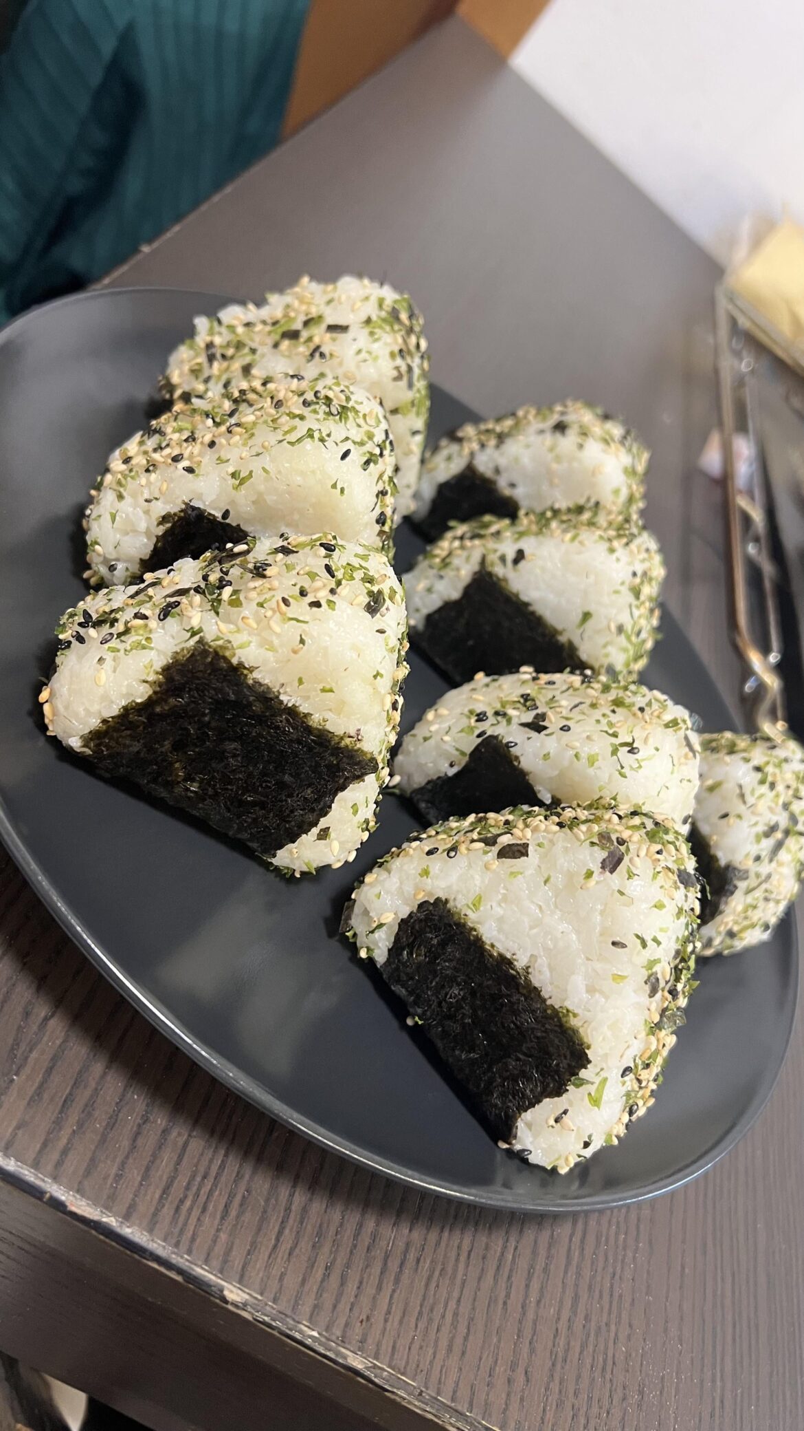 Homemade Onigiri with tuna.