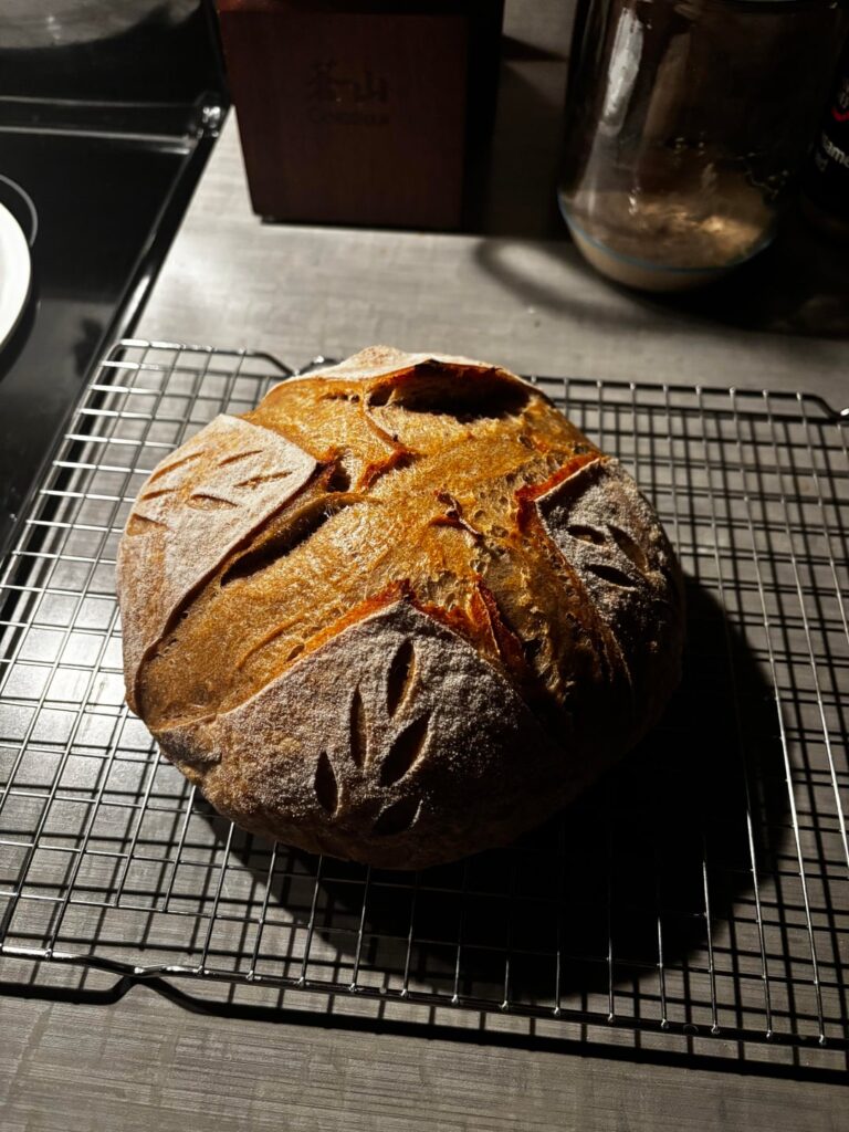 First loaf with 10 day old starter