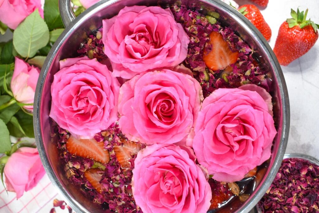 Rose Simmer Pot
