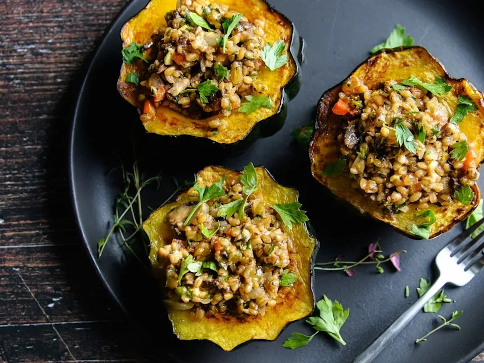 Stuffed Acorn Squash Unsplash